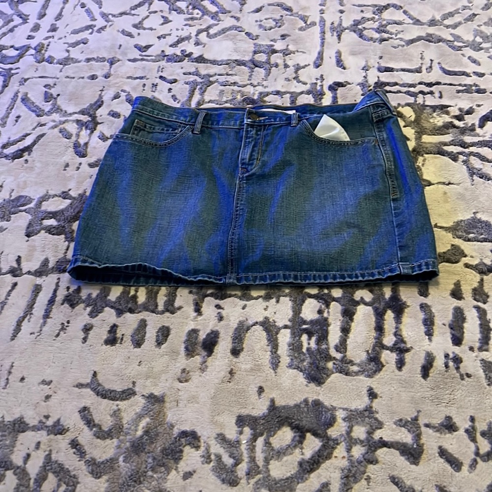 Old Navy Denim Mini Skirt size 12